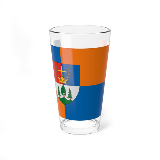 Flag of Surd (Hungary) Pint Glass 16oz