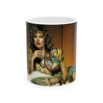 Julie Ege #120 (Vintage Female Icon) White Coffee Mug-11oz-Go Mug Yourself