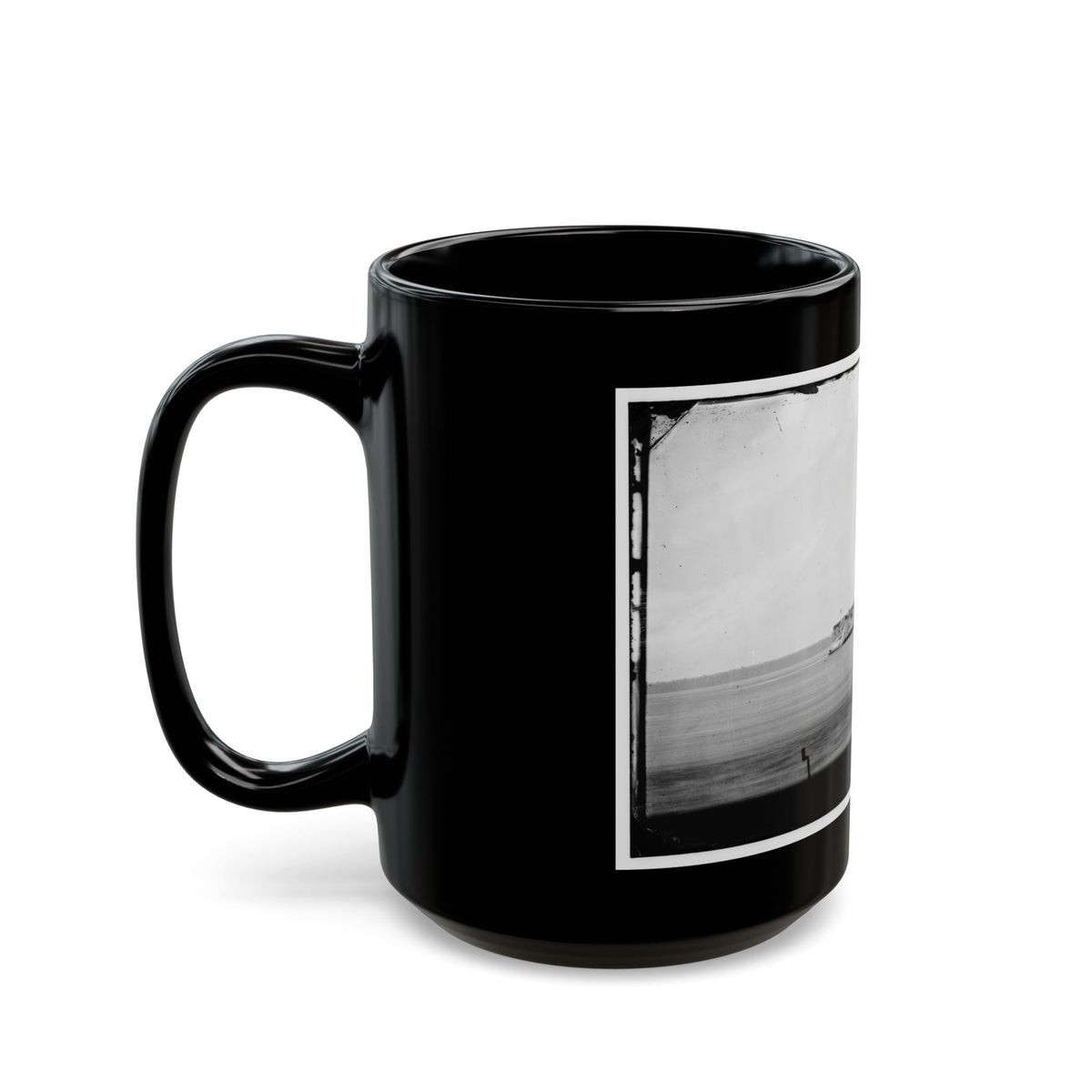 Fort Sumter 001 (U.S. Civil War) Black Coffee Mug