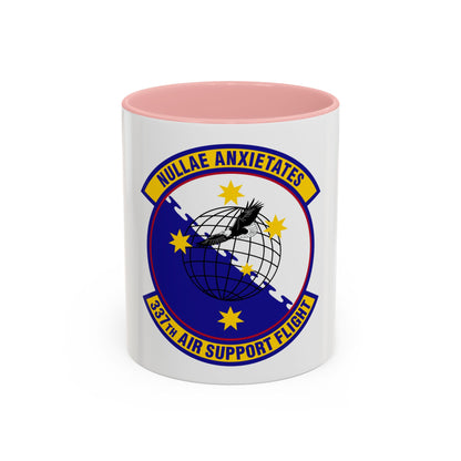 337 Air Support Flight PACAF (U.S. Air Force) Accent Coffee Mug
