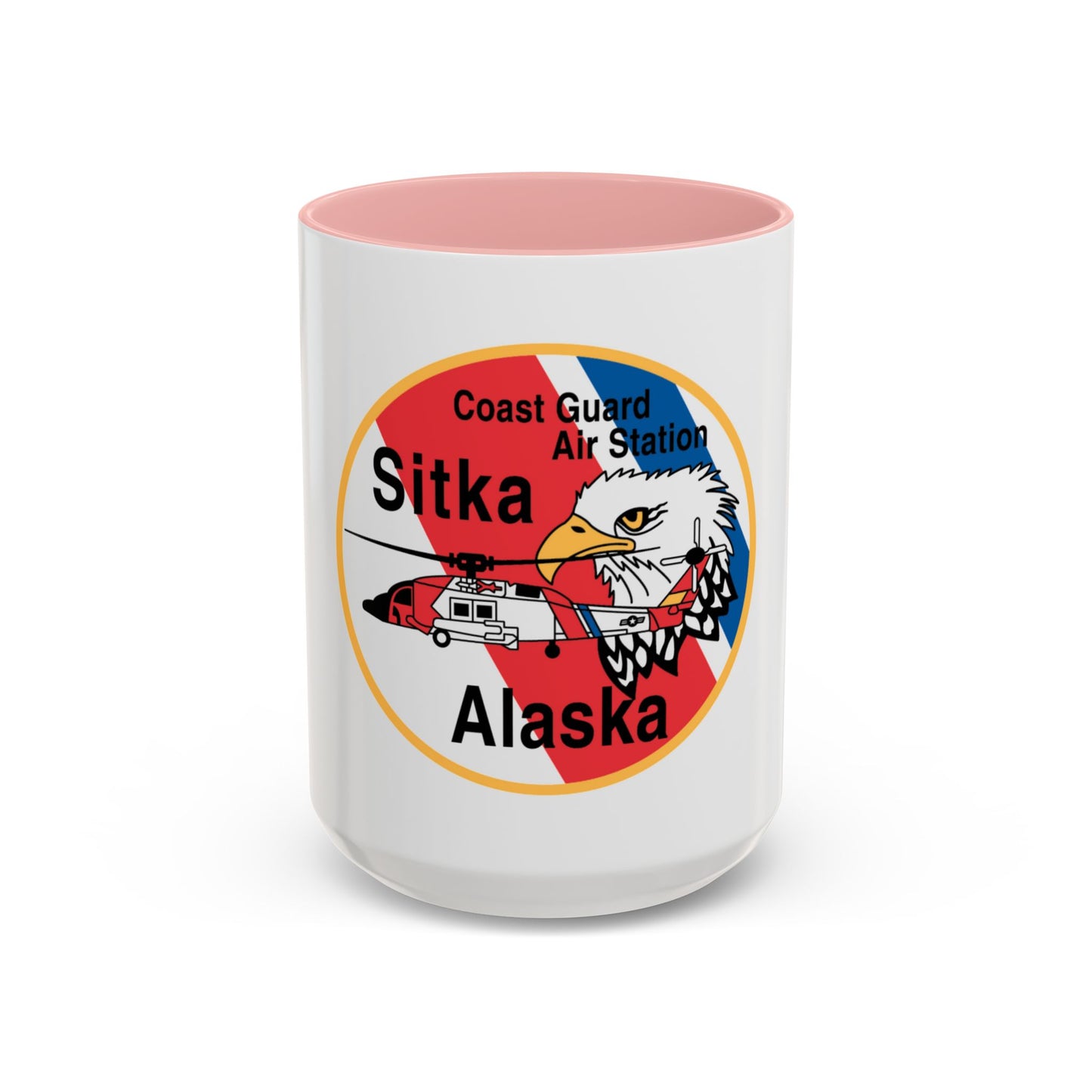 USCG Air Station Sitka (U.S. Coast Guard) Accent Coffee Mug