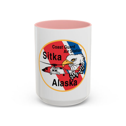 USCG Air Station Sitka (U.S. Coast Guard) Accent Coffee Mug