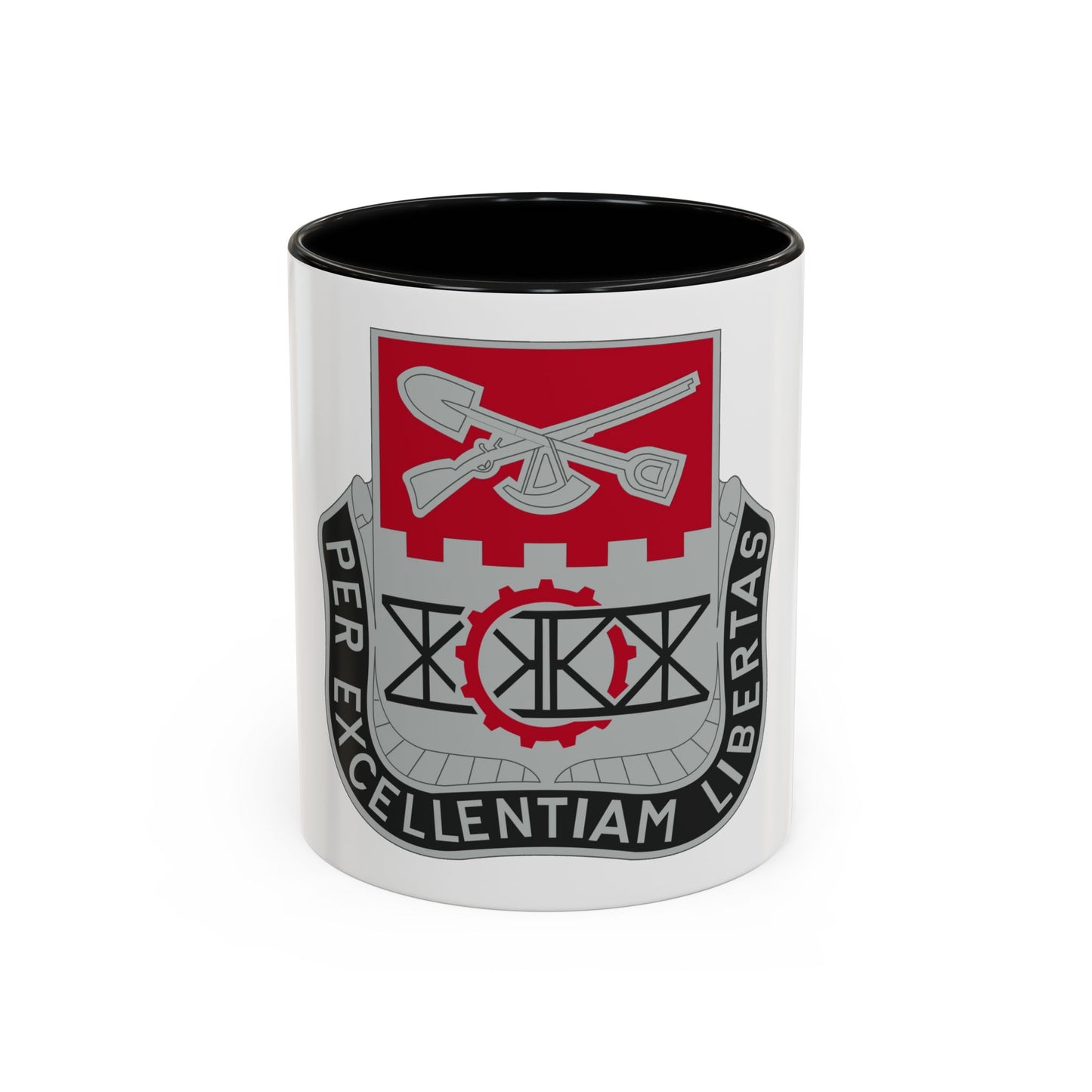 206 Engineer Battalion (U.S. Army) Accent Coffee Mug