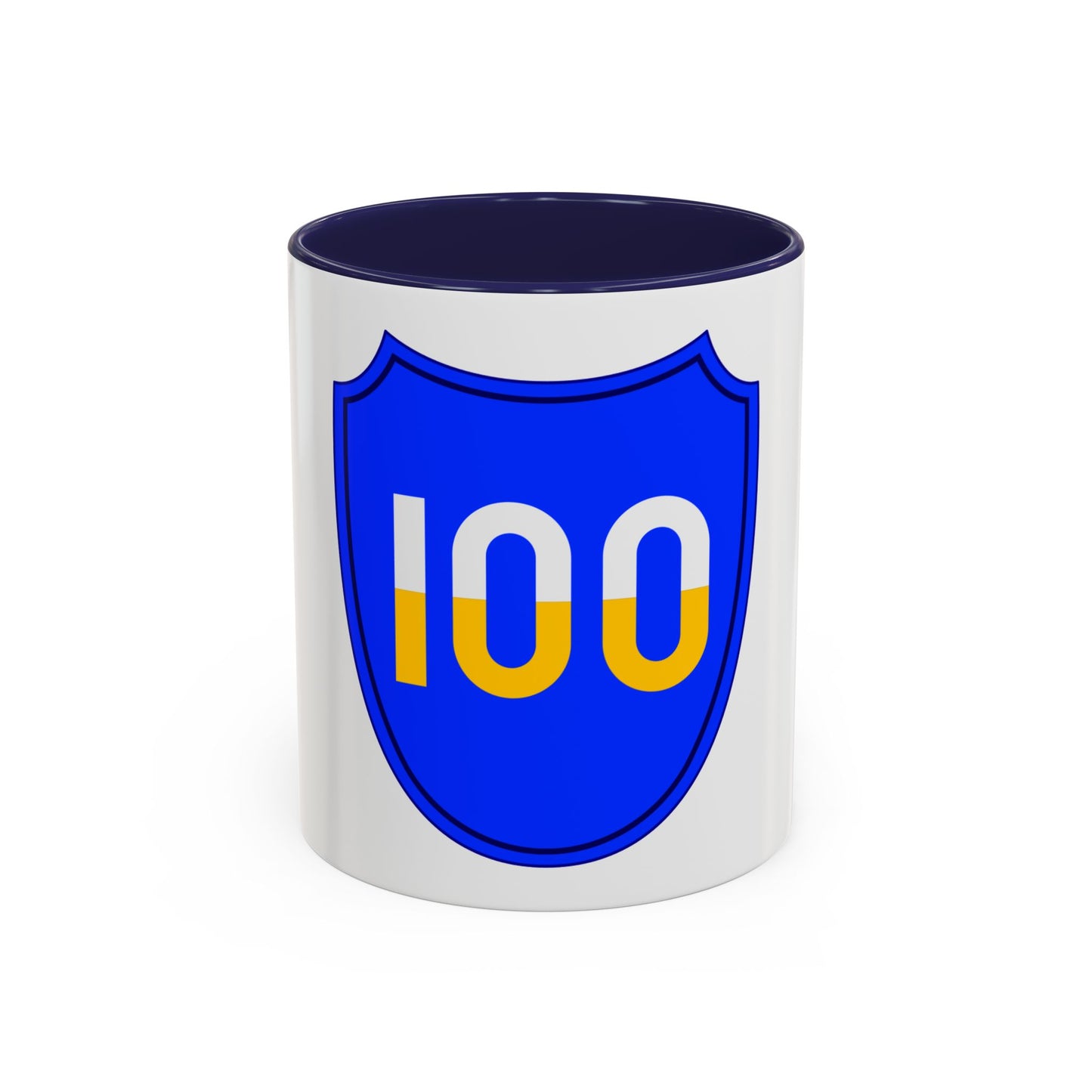 100th Infantry Division SSI (U.S. Army) Accent Coffee Mug
