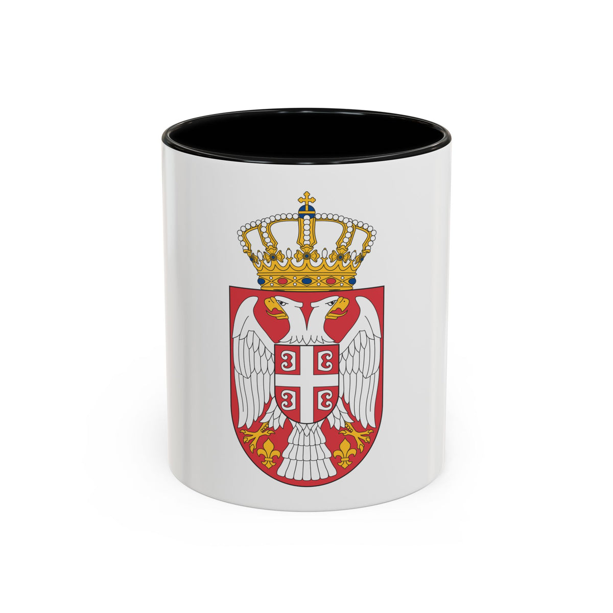 Coat of arms of Serbia 2 - Accent Coffee Mug