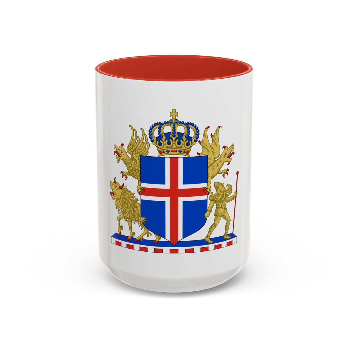 Kingdom of Iceland Coat of Arms - Accent Coffee Mug