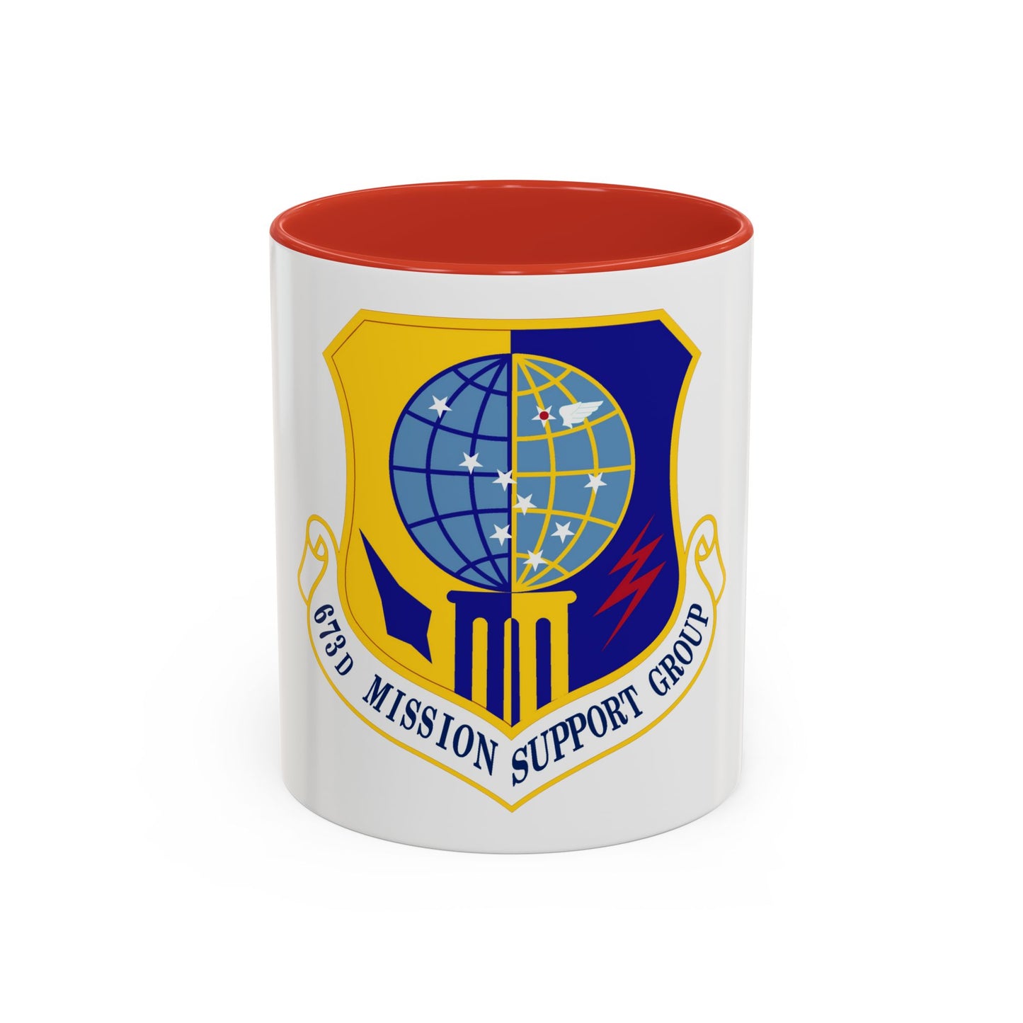 673 Mission Support Group PACAF (U.S. Air Force) Accent Coffee Mug