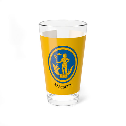 Flag of Szecseny (Hungary) Pint Glass 16oz