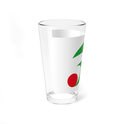 Flag of Akaiwa Okayama (Japan) Pint Glass 16oz