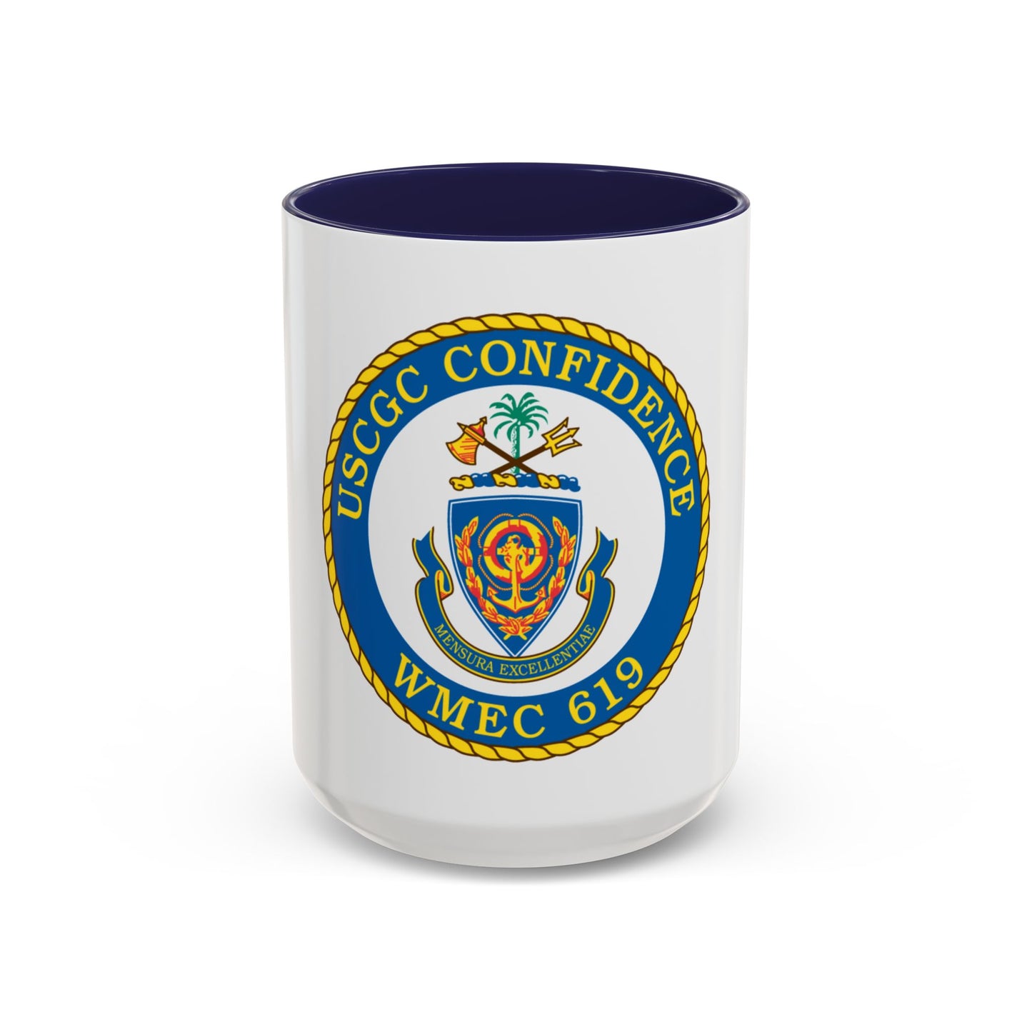USCGC Confidence WMEC 619 (U.S. Coast Guard) Accent Coffee Mug