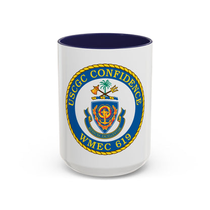 USCGC Confidence WMEC 619 (U.S. Coast Guard) Accent Coffee Mug