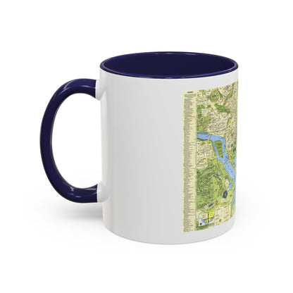 USA - Washington, Tourist (1964) (Map) Accent Coffee Mug