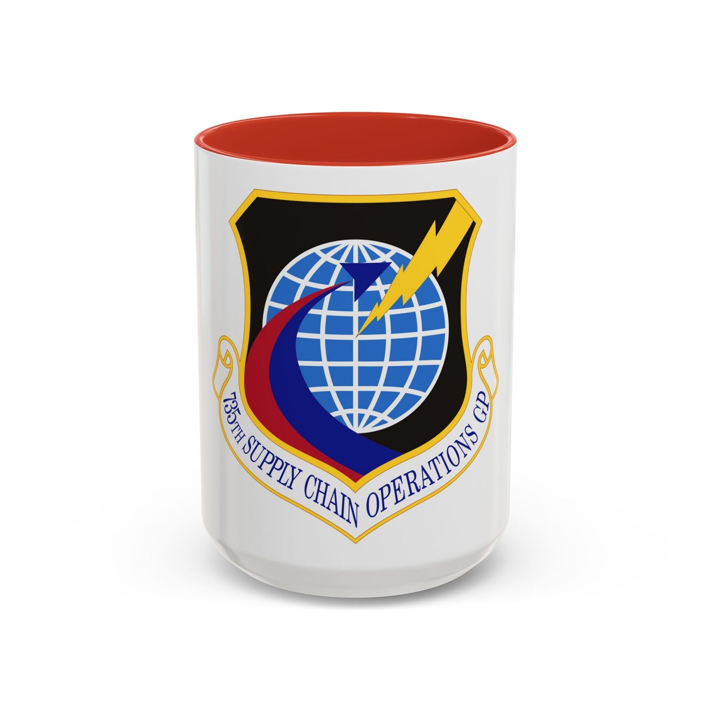 735th Supply Chain Operations Group (U.S. Air Force) Accent Coffee Mug