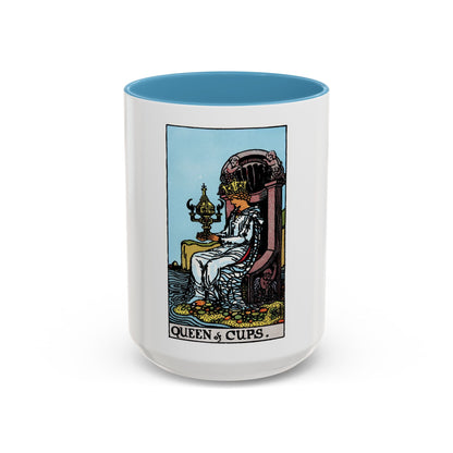 The Queen of Cups (Tarot Card) Accent Coffee Mug