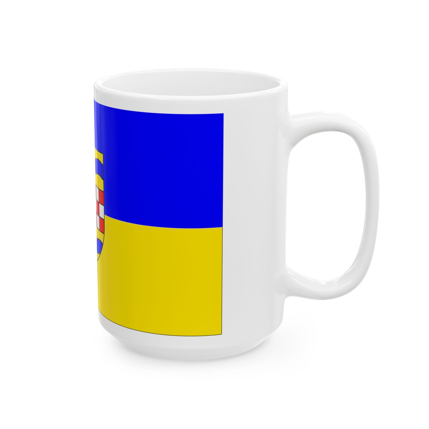 Flag of Ennepe Ruhr 2 Germany - White Coffee Mug-Go Mug Yourself