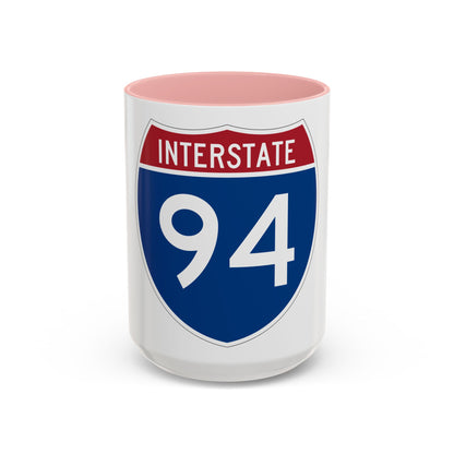 Interstate 94 (U.S. Highways) Accent Coffee Mug