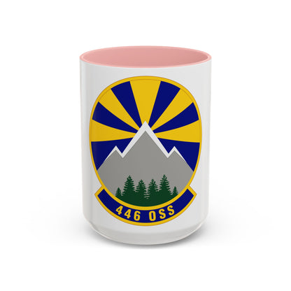 446 Operations Support Squadron (U.S. Air Force) Accent Coffee Mug