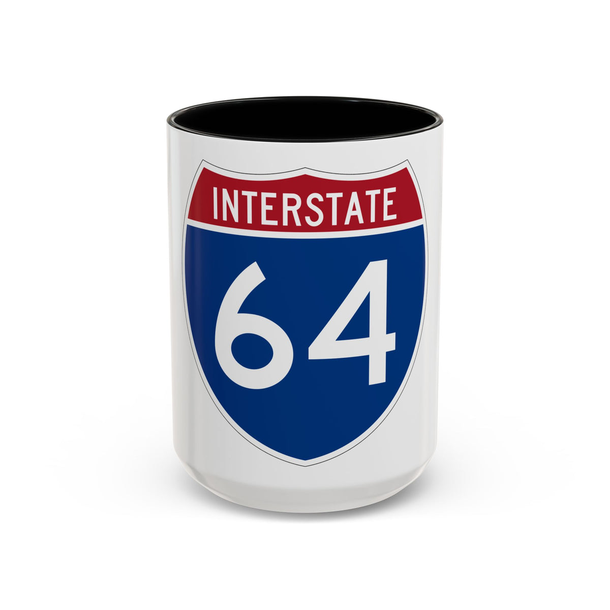 Interstate 64 (U.S. Highways) Accent Coffee Mug