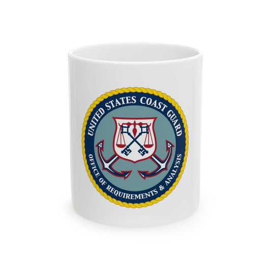 USCG Office of Requirements & Analysis (U.S. Coast Guard) White Coffee Mug
