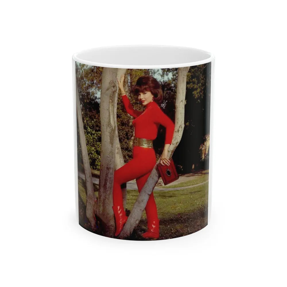 Francine York #16 (Vintage Female Icon) White Coffee Mug-11oz-Go Mug Yourself