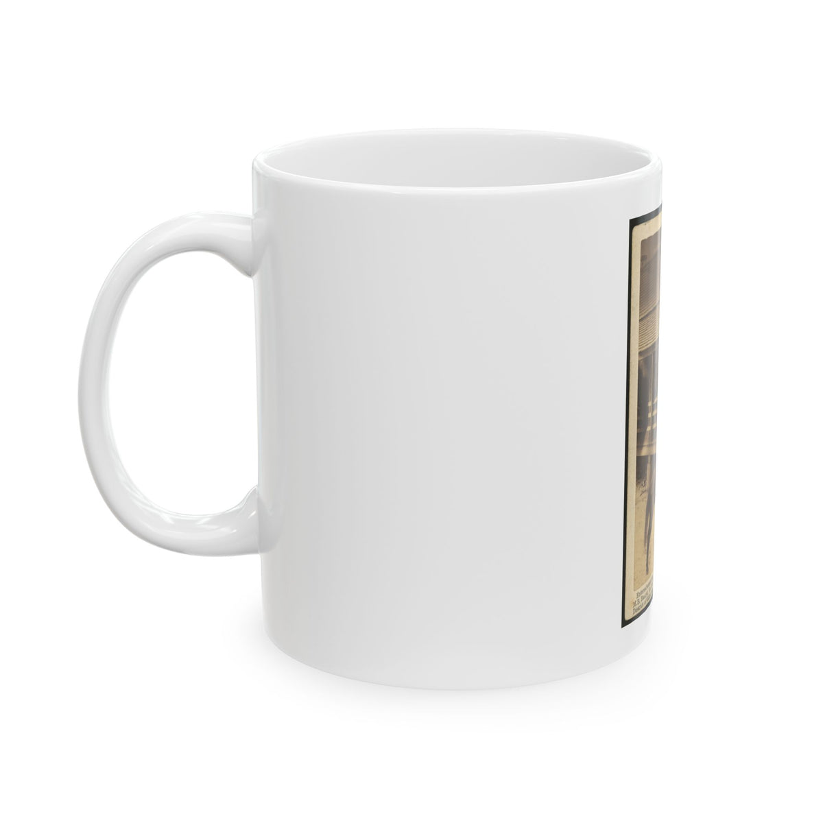 African American Men Tending A Horse (U.S. Civil War) White Coffee Mug