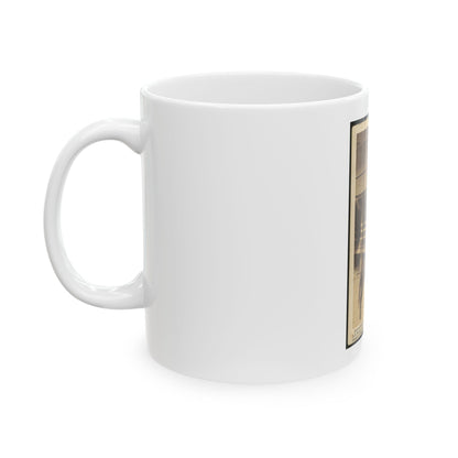 African American Men Tending A Horse (U.S. Civil War) White Coffee Mug