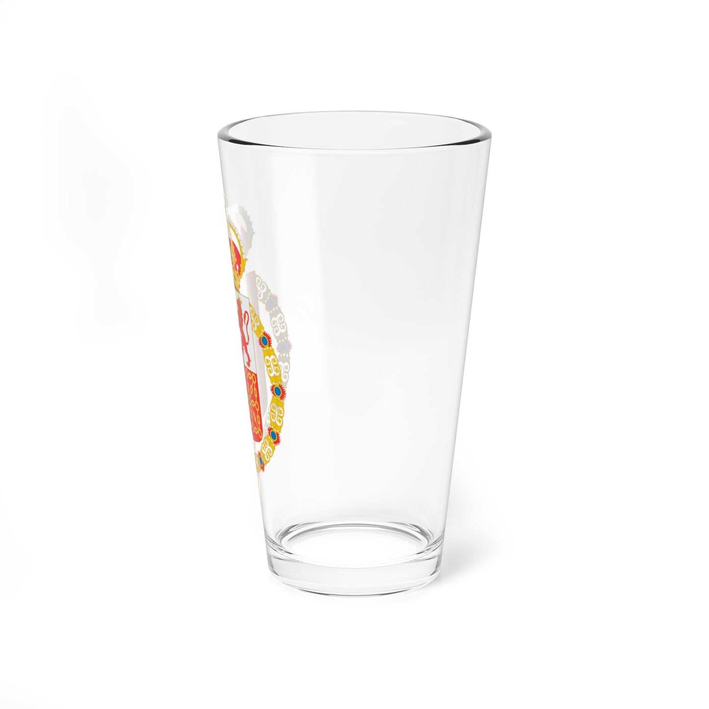Escudo de España 1874-1931 con toisón (Spain) (Coat of Arms) Pint Glass 16oz