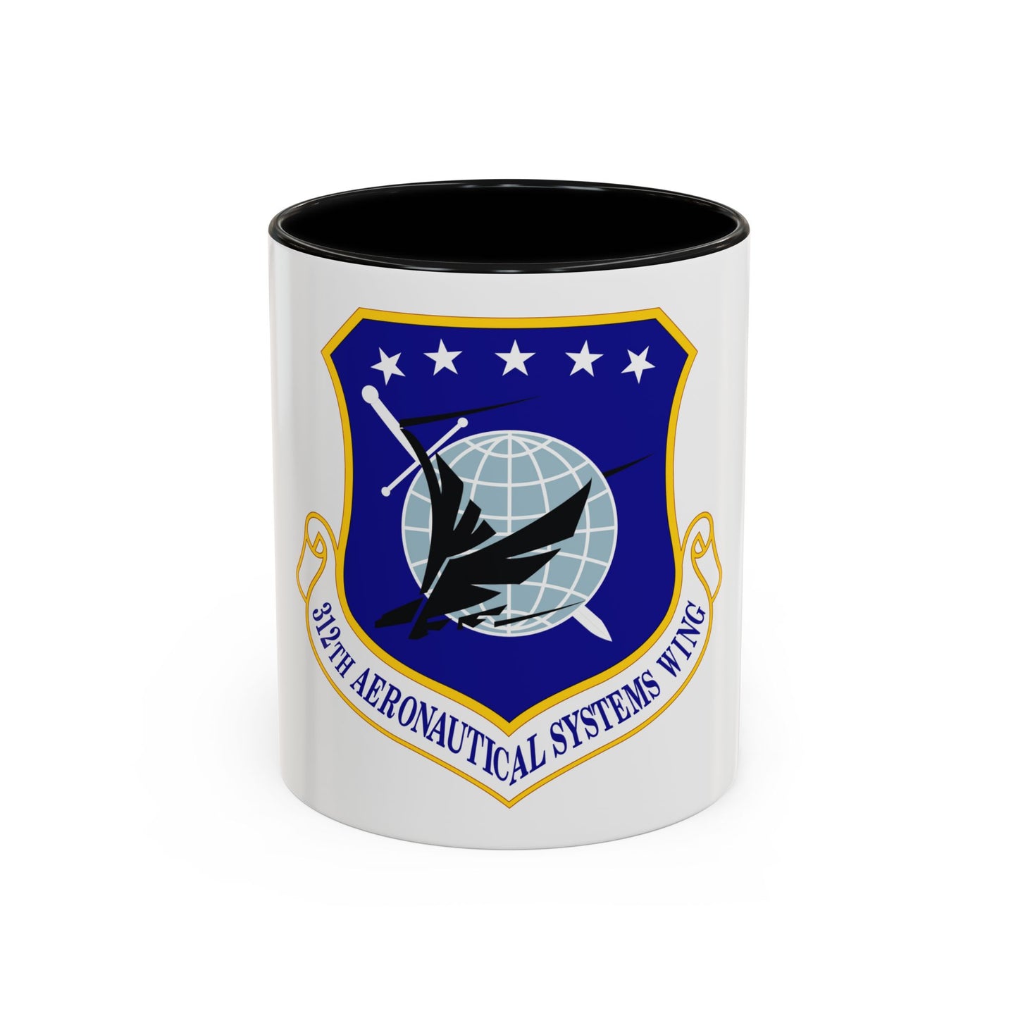 312th Aeronautical Systems Wing (U.S. Air Force) Accent Coffee Mug