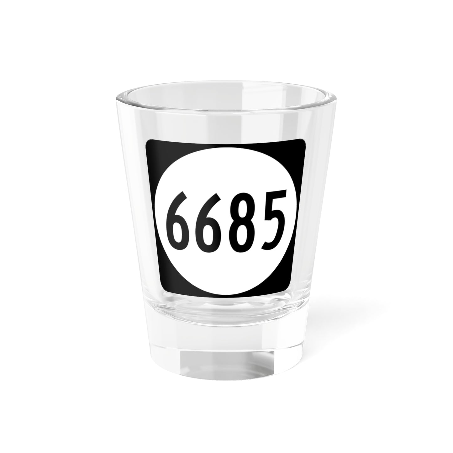 PR tertiary 6685 (Puerto Rico) (Road Sign) Shot Glass 1.5oz
