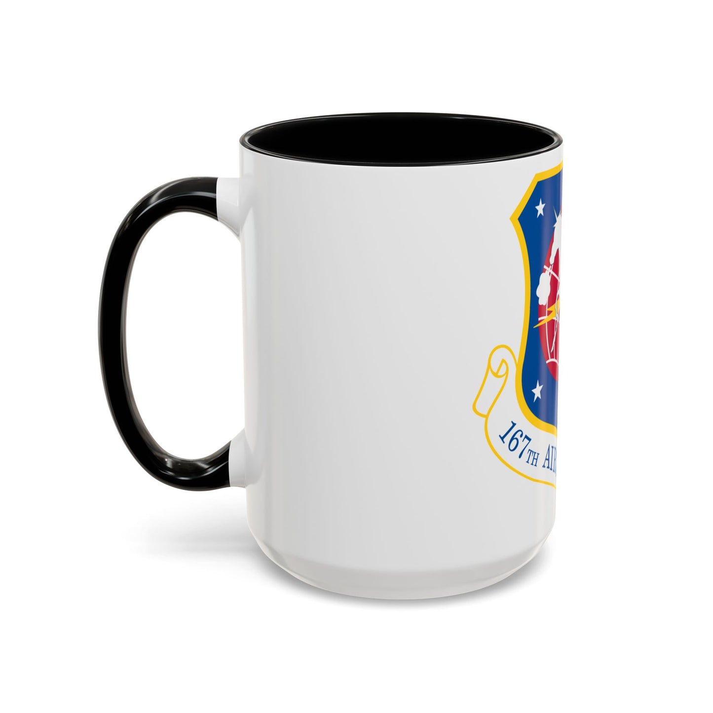 Tasse à café décorative 167e escadre de transport aérien (US Air Force)