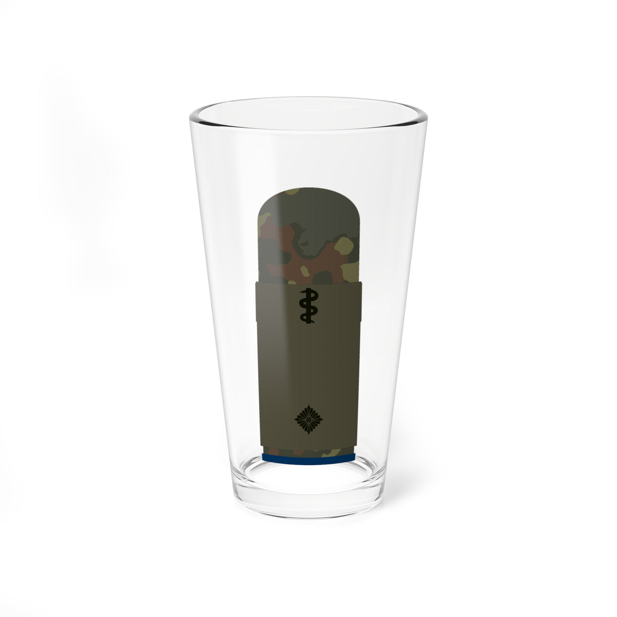HA OS5 41 Leutnant SanOA San HM L (Military Rank) Pint Glass 16oz