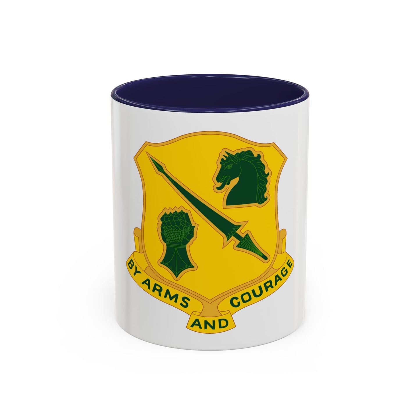 134 Tank Battalion (U.S. Army) Accent Coffee Mug