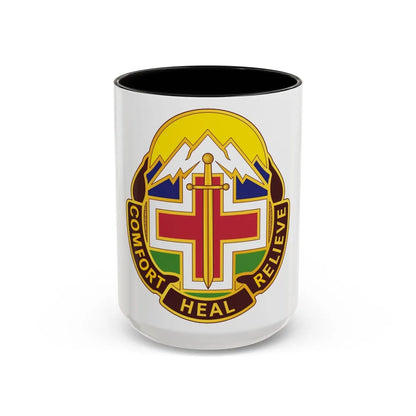 Fitzsimons Medical Center (U.S. Army) Accent Coffee Mug-15oz-Black-Go Mug Yourself