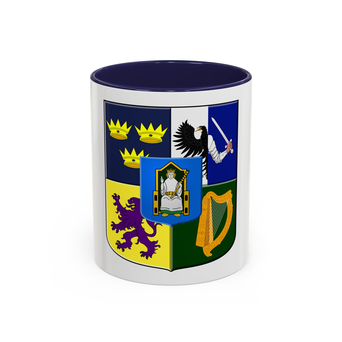Provincial arms of Ireland, 1651 - Accent Coffee Mug