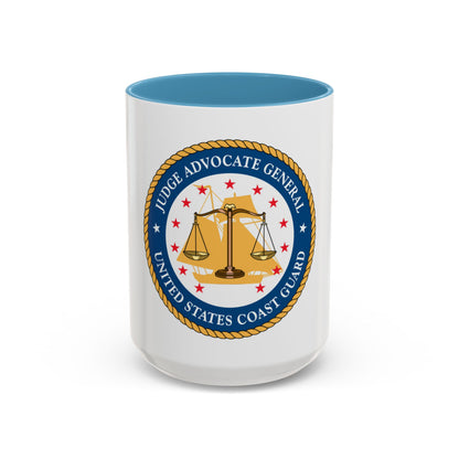USCG Judge Advocate General (U.S. Coast Guard) Accent Coffee Mug