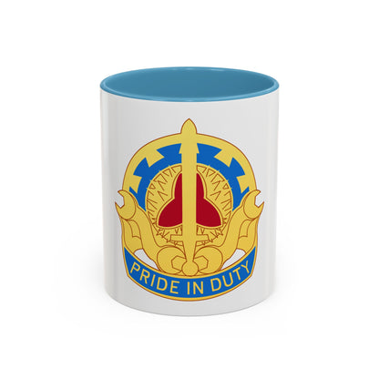 138 Maintenance Battalion (U.S. Army) Accent Coffee Mug