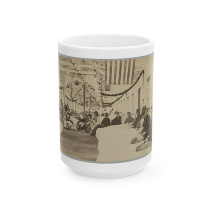 A Ward In Armory Square Hospital, Washington, D.C. (U.S. Civil War) White Coffee Mug