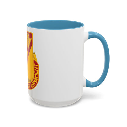 411 Ordnance Battalion (U.S. Army) Accent Coffee Mug