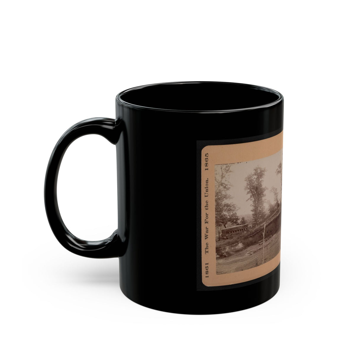 A Block House (U.S. Civil War) Black Coffee Mug