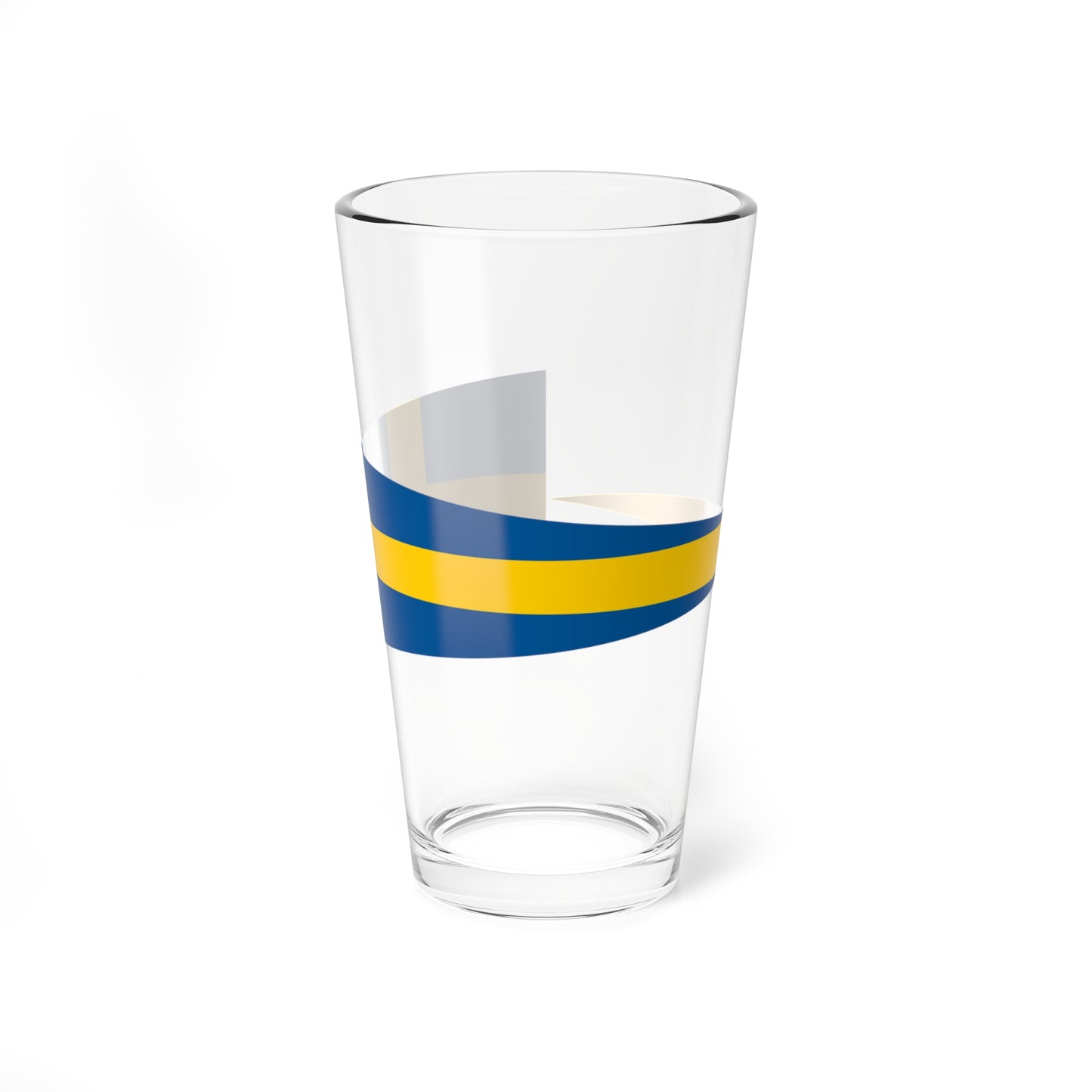 Naval Rank Flag of Sweden - Divisionschef (Sweden) Pint Glass 16oz