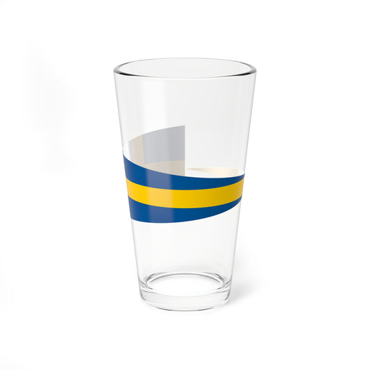 Naval Rank Flag of Sweden - Divisionschef (Sweden) Pint Glass 16oz