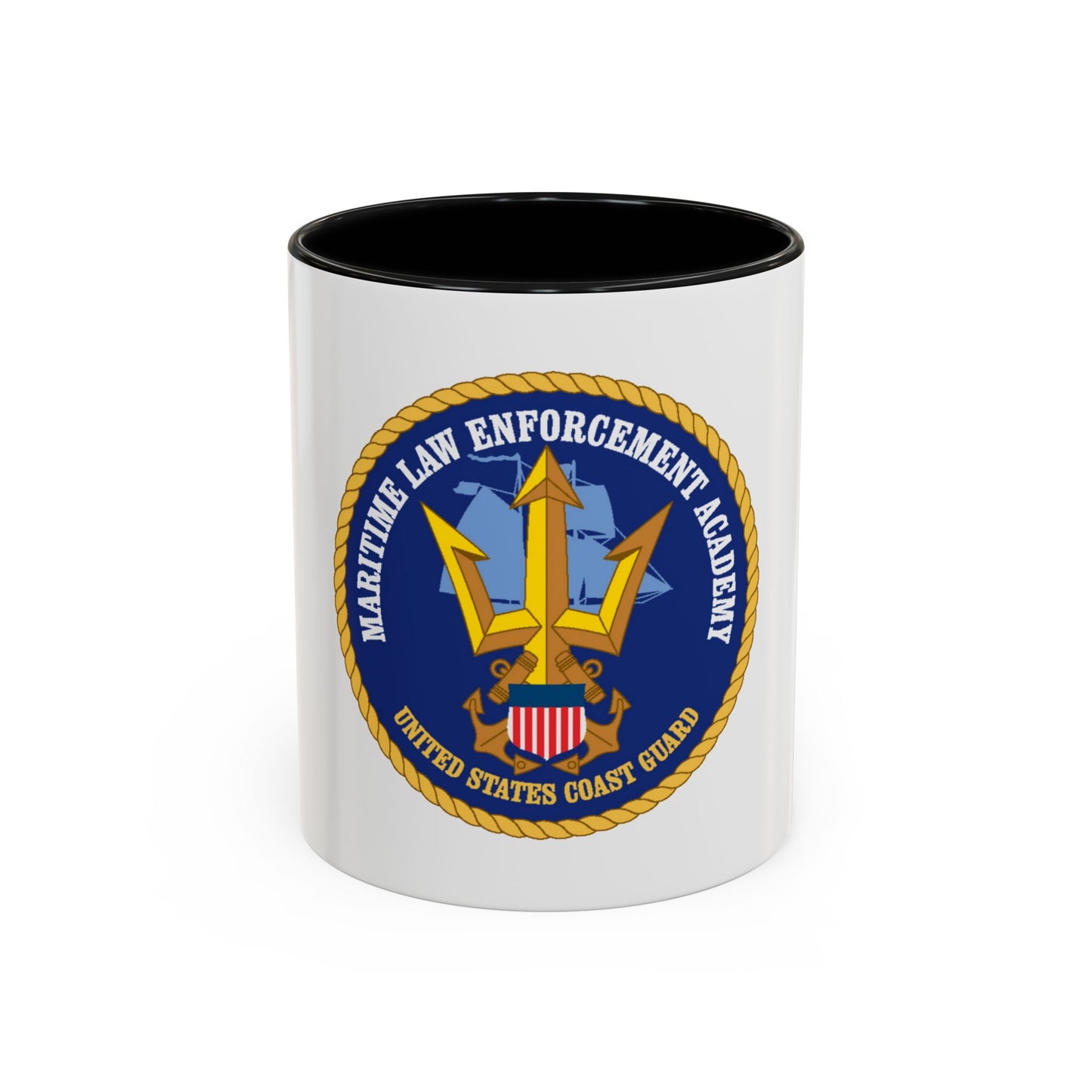 USCG Maritime Law Enforcement Academy (U.S. Coast Guard) Accent Coffee Mug