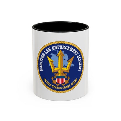 USCG Maritime Law Enforcement Academy (U.S. Coast Guard) Accent Coffee Mug
