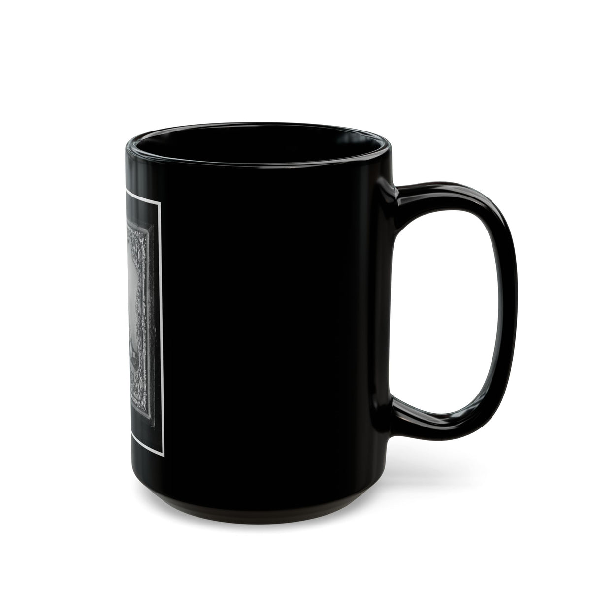 Bernard Bluecher Graves, Corp., C.S.A., Three-Quarter Length Portrait, Seated, Facing Front (U.S. Civil War) Black Coffee Mug