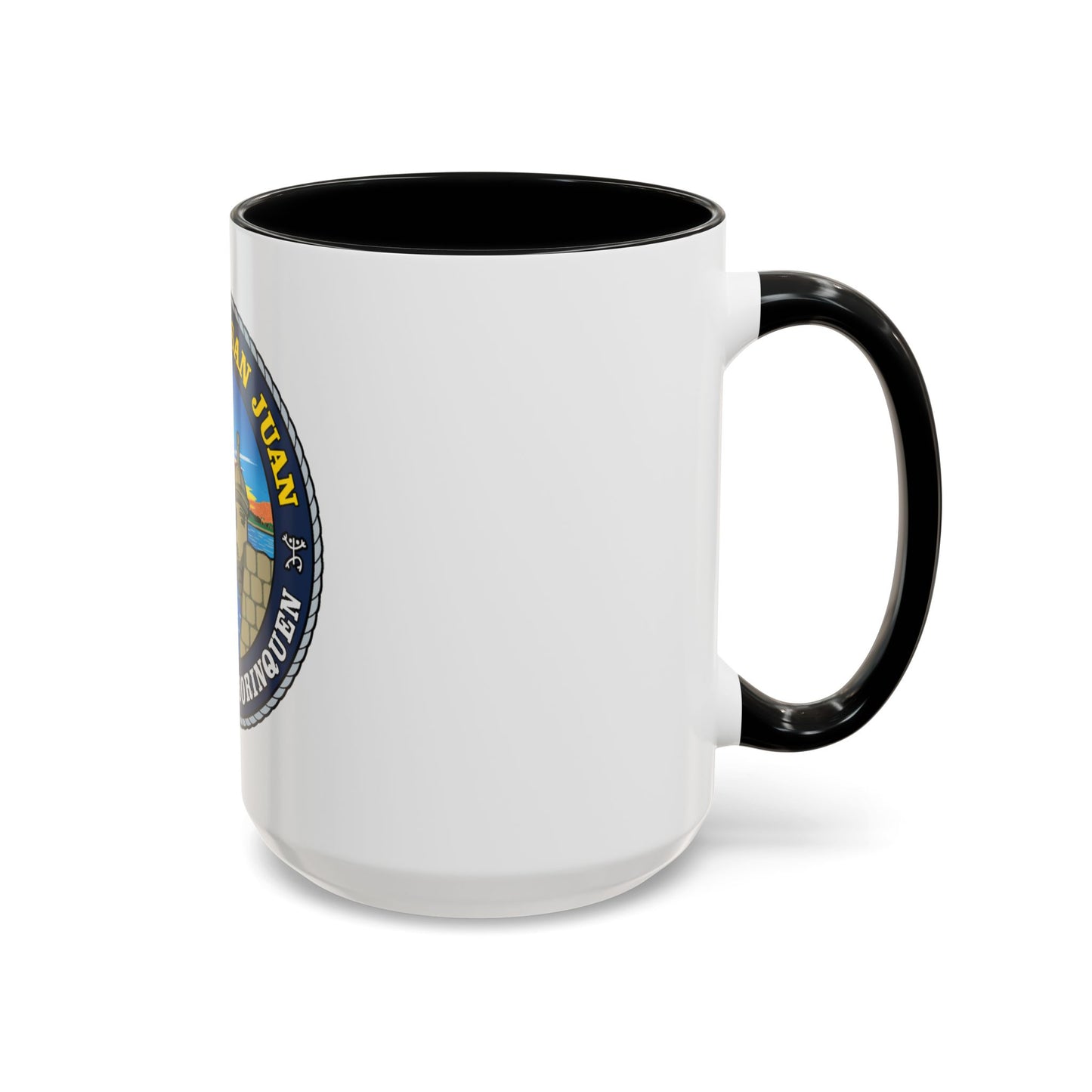 USCG Base San Juan (U.S. Coast Guard) Accent Coffee Mug