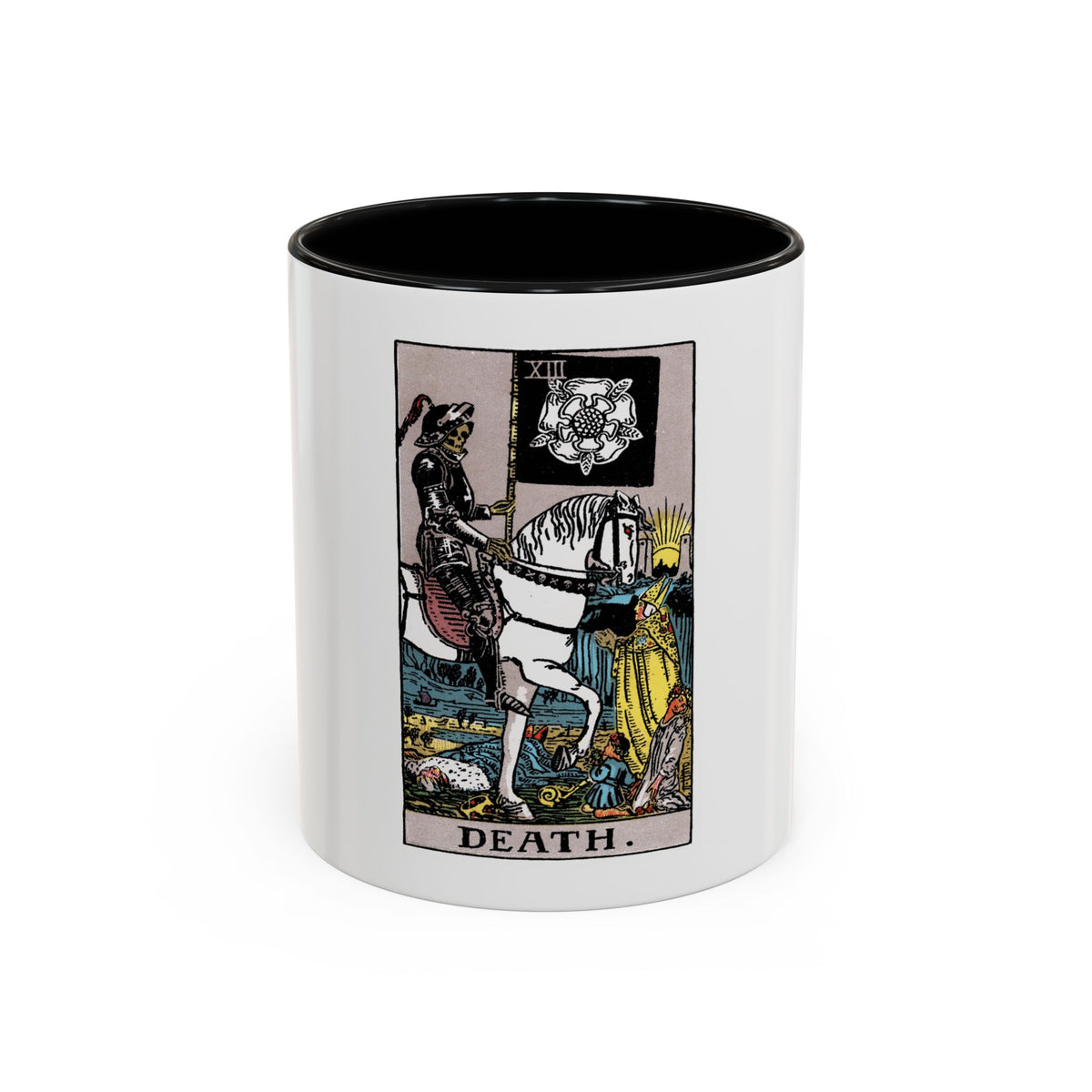 Death (Tarot Card) Accent Coffee Mug