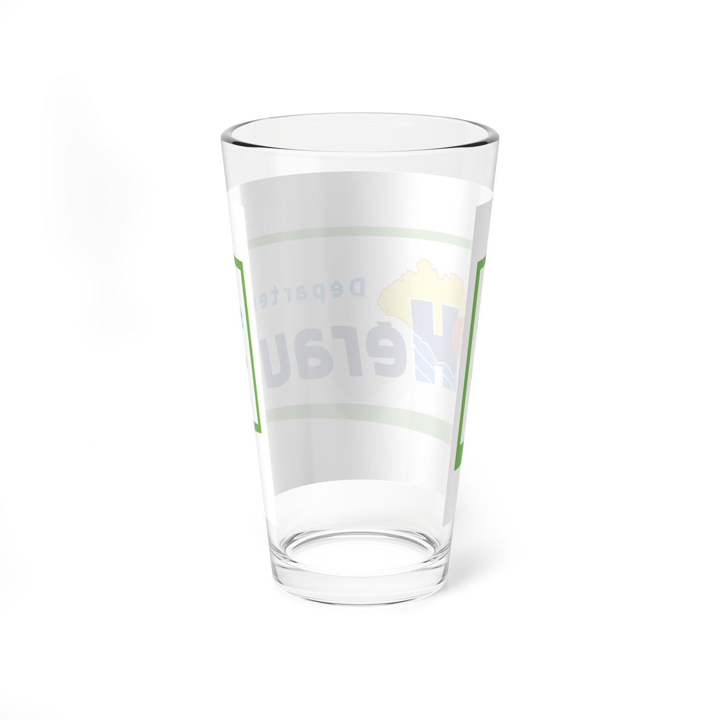 Flag of the Department of Herault (France) Pint Glass 16oz