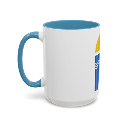 Coat of arms of Canelones Department - Accent Coffee Mug