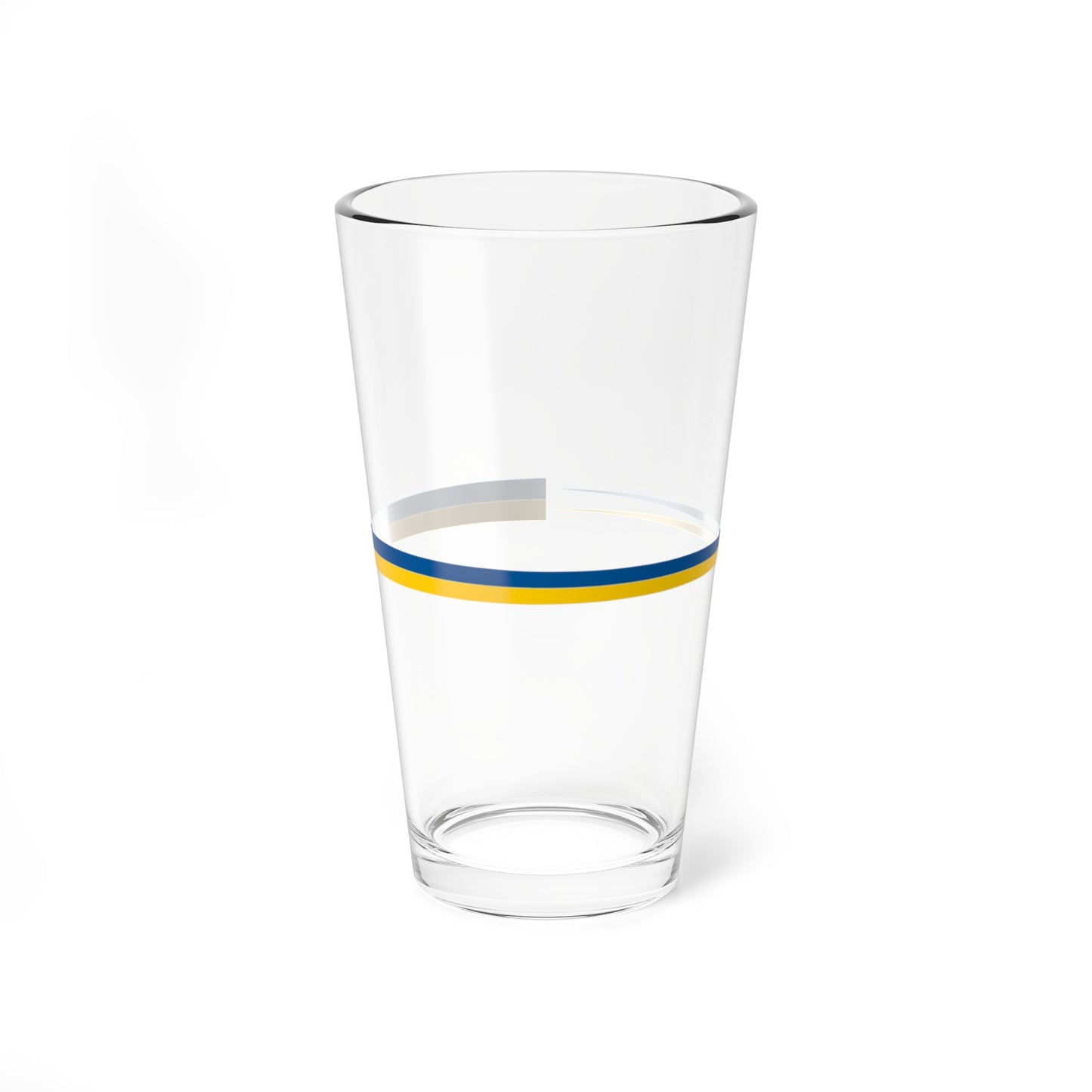 Naval Rank Flag of Sweden - Orlogsvimpel (Sweden) Pint Glass 16oz