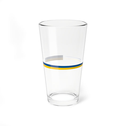 Naval Rank Flag of Sweden - Orlogsvimpel (Sweden) Pint Glass 16oz